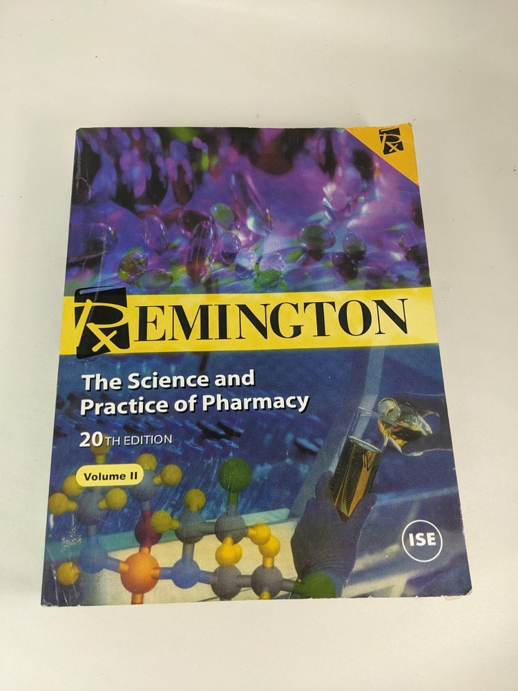 Remington: The Science and Practice of Pharmacy, Joseph Price Vol2 20th Ed