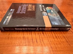 MANAGEMENT SCIENCE AND DECISION TECHNOLOGY By Jeffrey D. Camm & James R. Evans