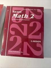 SAXON Math HOMESCOOL 2, Larson, 2nd GRADE, Teachers Edition, Workbooks, & Flash✅
