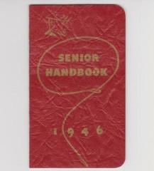 VINTAGE 1946 STRAYER COLLEGE WASHINGTON D.C. SMALL SENIOR HANDBOOK