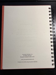Books I’ve Read, A Reader’s Journal – Spiral-bound, by Journals Unlimited – Good