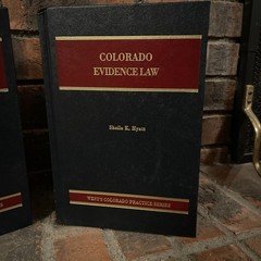 West’s Colorado Practice Series Lot of 2 – Evidence Law & Civil Procedure Forms