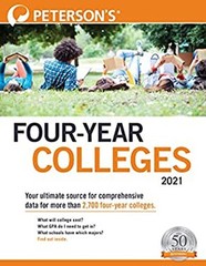 Four-Year Colleges 2021 Paperback Peterson’s