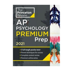 Princeton Review AP Psychology Premium Prep 2021 (2020, Paperback, 480 pages)