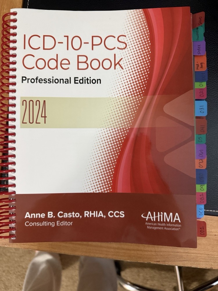 ICD-10-PCS Code Book Professional Edition 2024 Medical Coding Anne Casto AHIMA