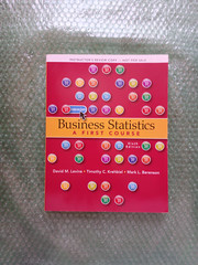 Business Statistics: A First Course