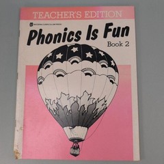 Vintage Phonics Is Fun Book 2 Workbook & Teacher’s Edition Set Orange/Pink MCP