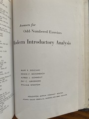 Dolciani Modern Introductory Analysis Precalculus (1970)