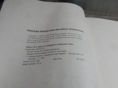 PROCESS DESIGN FOR RELIABLE OPERATIONS By Norman P. Lieberman 1983 Hardcover