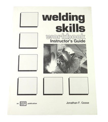 Vintage 1994 Welding Skills Workbook, Instructor Guide Quiz Answers Only, 28 pgs