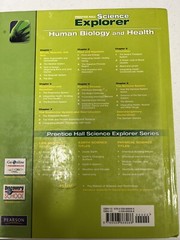 Science Explorer D Human Biology Health Prentice Hall Pearson Calvert School