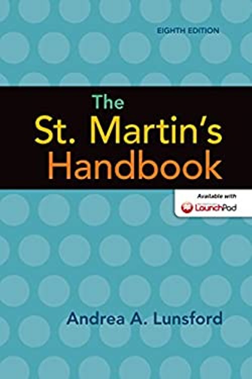 The St. Martin’s Handbook Hardcover Andrea A. Lunsford