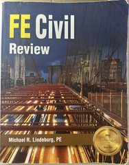 PPI FE Civil Review — Complete – Paperback, by Lindeburg PE Michael – Good