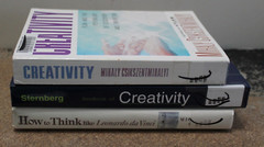 3 Creativity books–How to Think Like Leonardi da Vinci; Handbook of Creativity
