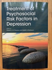 Treatment of Psychosocial Risk Factors in Depression by Keith S. Dobson…