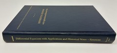 Differential Equations w/ Applications & Historical Notes Simmons 1972 HC Math