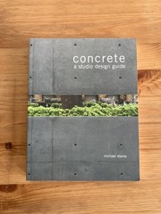 Concrete: A Studio Design Guide, Stacey, Michael E12