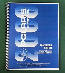 2008 Polaris Sportsman 500 EFI Owner’s Manual: 149 Pages & Protective Covers!