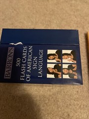 500 Flash Cards of American Sign Language With Book, 1,000 Signs Of Life