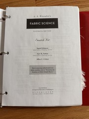 FABRIC SCIENCE Swatch Kit 11th Edition Bloomsbury JJ Pizzuto