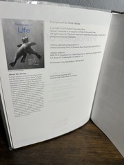 Principles of Life International Third Edition Hillis Price Hill Hall Laskowski