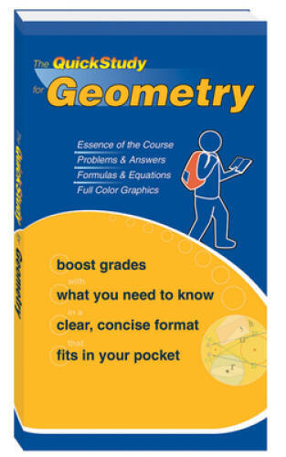 The Quick Study for Geometry (Quickstudy: Academic) – Cards – GOOD