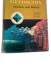 Modern Geometry Structure And Method 1965 By Jurgensen, Donnelly, & Dolciani
