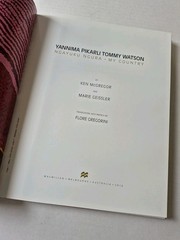 Yannima Pikarli Tommy Watson 2010 Ngayuku Ngura My Country Art Book Ex-Library