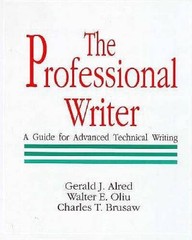 The Professional Writer: A Guide for Advanced Technical Writing – GOOD