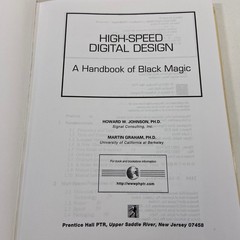High Speed Digital Design Howard Johnson Martin Graham Handbook Black Magic HC