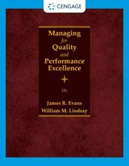 Managing for Quality and Performance Excellence by Evans, James R., Lindsay, Wi