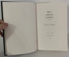 Sex and Social Justice [First Edition, First Printing]