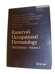 Kanerva’s Occupational Dermatology Third Ed Vol 1 & 2 Springer Hardcover (B252)