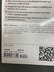 Designing Data-Intensive Applications by Martin Kleppmann (2017, 1st Edition)