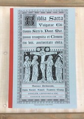 Biblia Sacra Latin Vulgate Clementine Edition Catholic Illustrated Bible Reprint