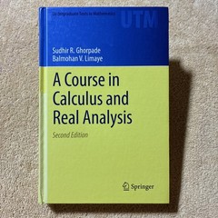 Course in Calculus and Real Analysis (2nd Ed HC) Springer 2018