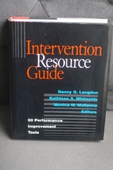 Intervention Resource Guide HC Dan Langdon Signed 1st Edition HC NEW