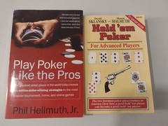 Hold ’em Poker For Advanced Players & Play Poker Like The Pros 2 Book Lot
