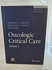 Oncologic Critical Care – English – ONLY Volume 2 Springer Reference