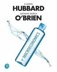 Macroeconomics – Paperback, by Hubbard Glenn; O’Brien Anthony – Acceptable