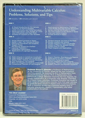 Great Courses DVD Understanding Multivariable Calculus Problems Solutions & Tips