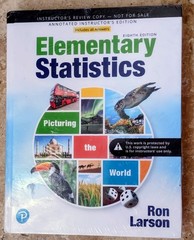 Elementary Statistics: Picturing The World 7th Edition by Larson Hardcover