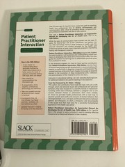 Patient Practitioner Interaction Art of Health Care Manual Hardback Textbook