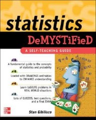 Statistics Demystified – Paperback By Stan Gibilisco – GOOD