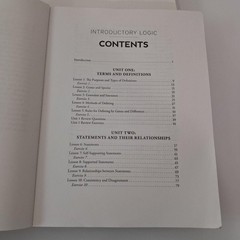 Lot 2 Introductory & Intermediate Logic Nance Canon Press White PB 2014 Set