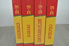 Barron’s Easy Way Homework Bundle: Calculus, Microbiology, Physics, Statistics