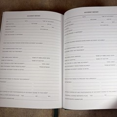 Construction and Maintenance Daily Log (7in. x 10in.) by Safety Meeting Outlines