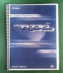 Yamaha PSR-D1 DJX Instruction Manual: 120 Pages & Protective Covers!
