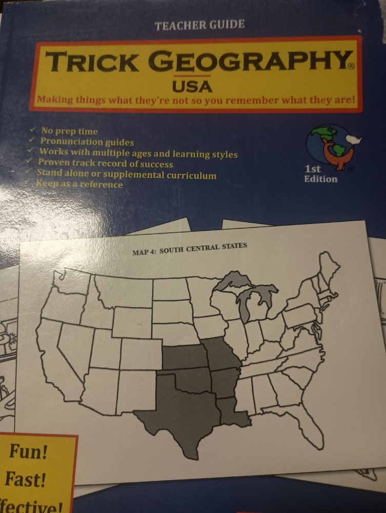 Trick Geography USA Teacher Guide – Patty Blackmer (2016 Paperback) G1