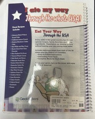 Eat Your Way Through The USA Spiral Wound Book Homeschool GeoMatters